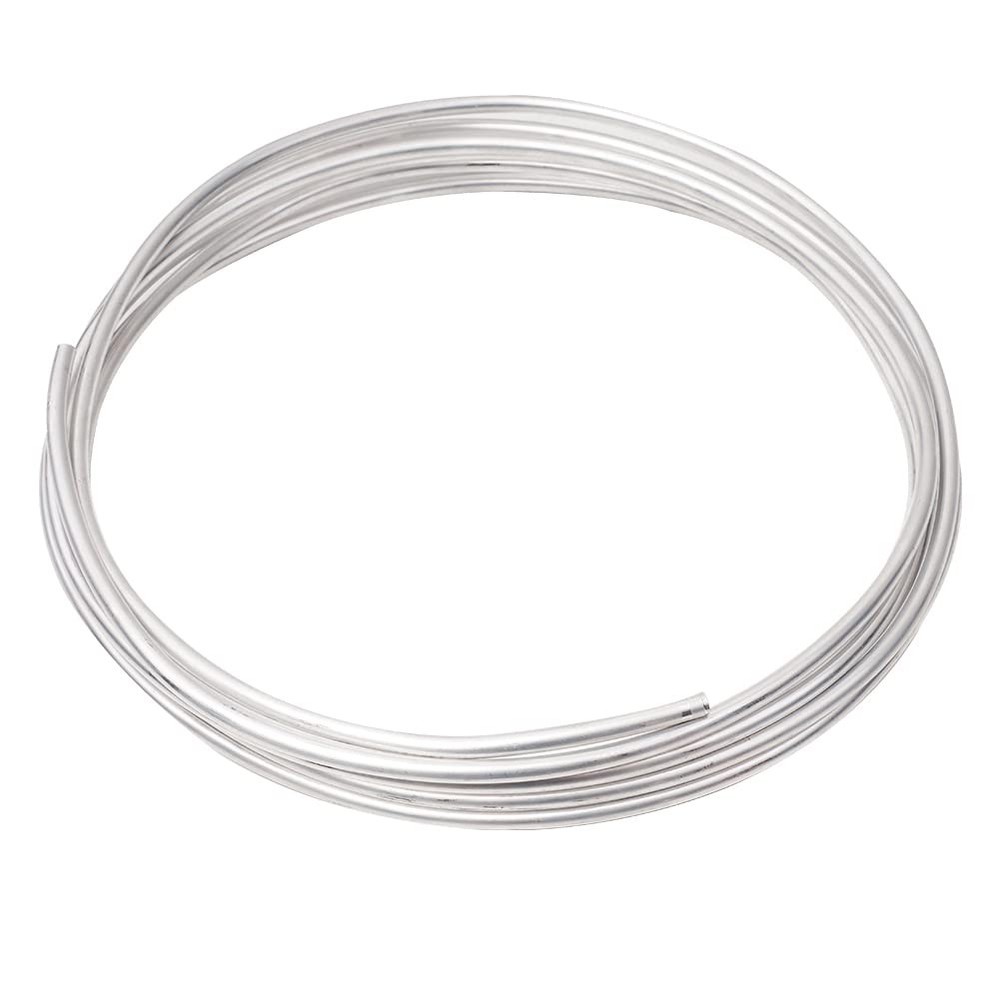 1060 Aluminum Coiled Tubing 3/8" OD Seamless Round Pipe, 0.039" Wall Thicknes...