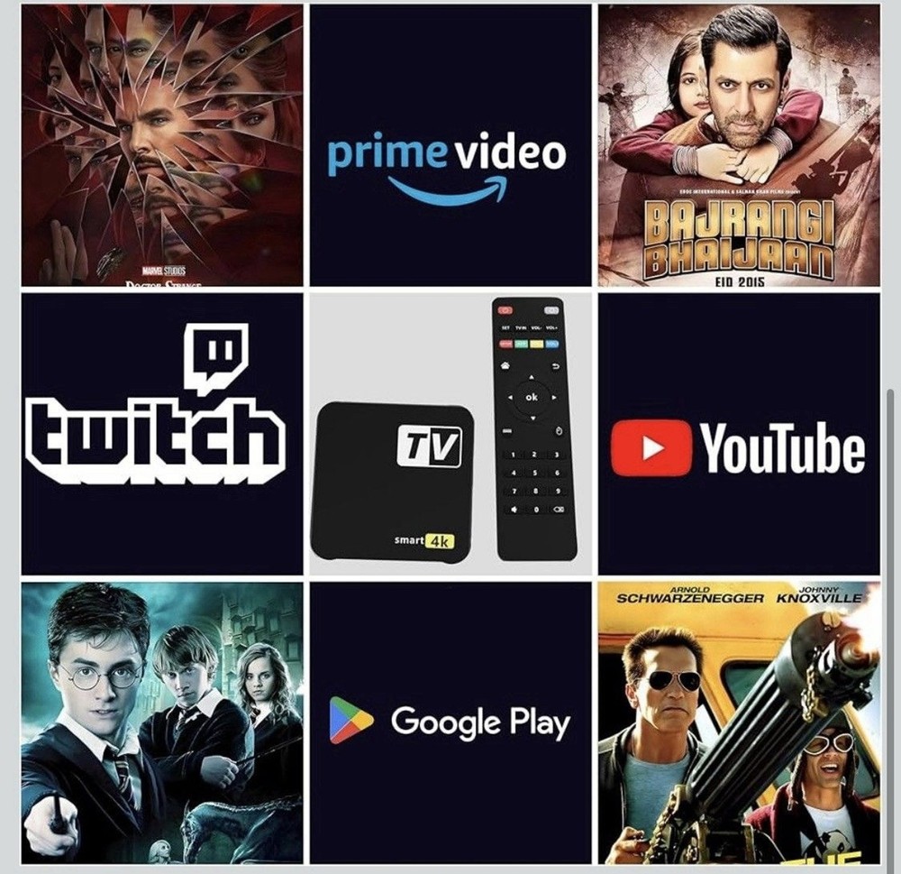 Elevate Entertainment: 4K Smart Streaming Device - Control TV with Remote & Apps