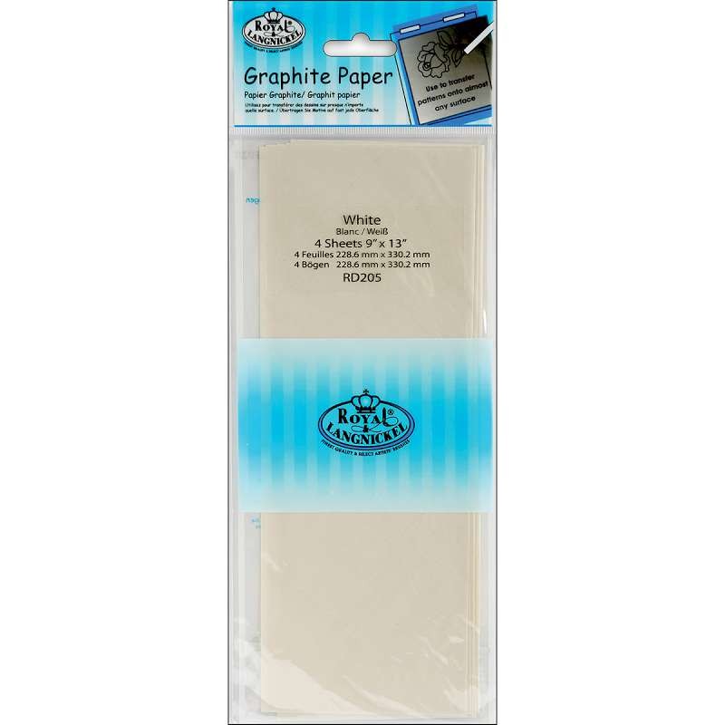 White Transfer Paper 9"X13" 4/Pkg