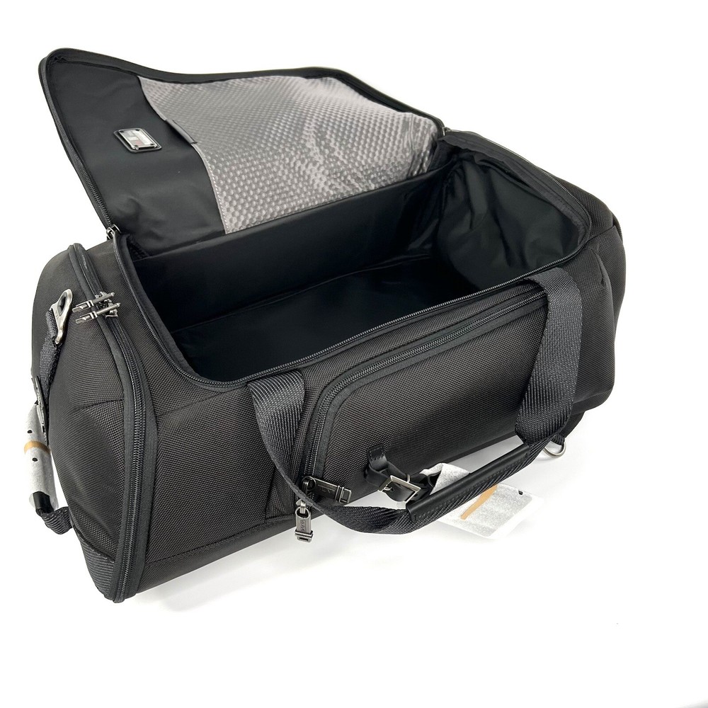 TUMI Fremont Evanston Hedrick Hybrid Backpack Duffel Bag Solid Black