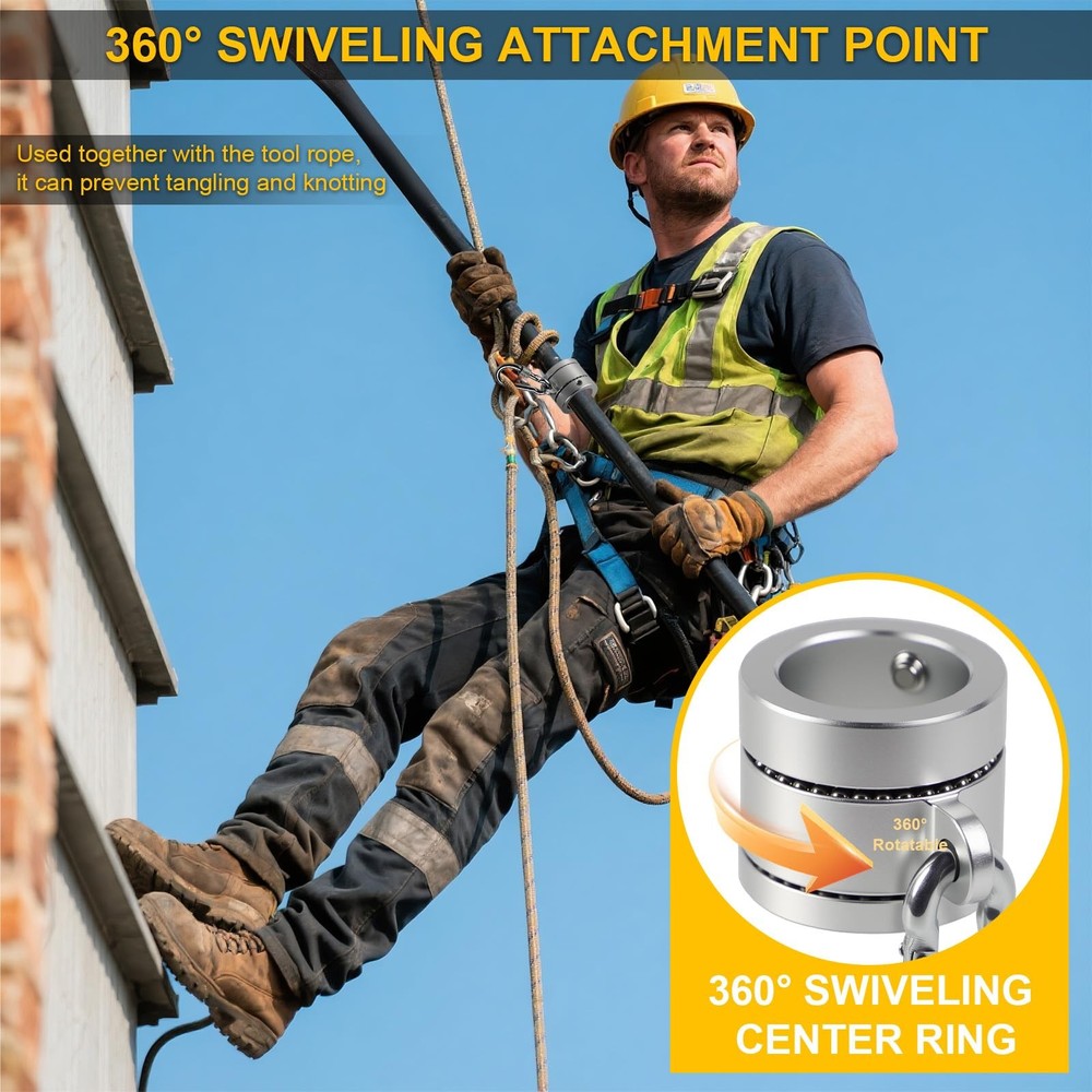 Sleever Bar Lock Collar 7/8, Sleever Bar Lock Collar with Tethering Attachmen...