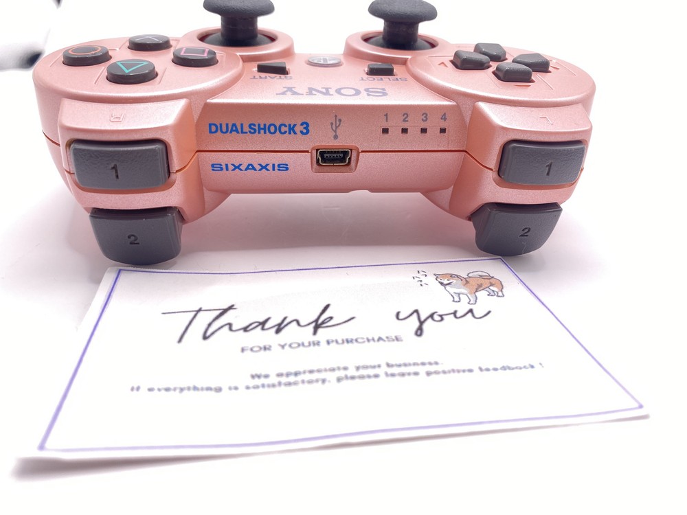 SONY PS3 DUALSHOCK3 Candy Pink Wireless controller Used Game