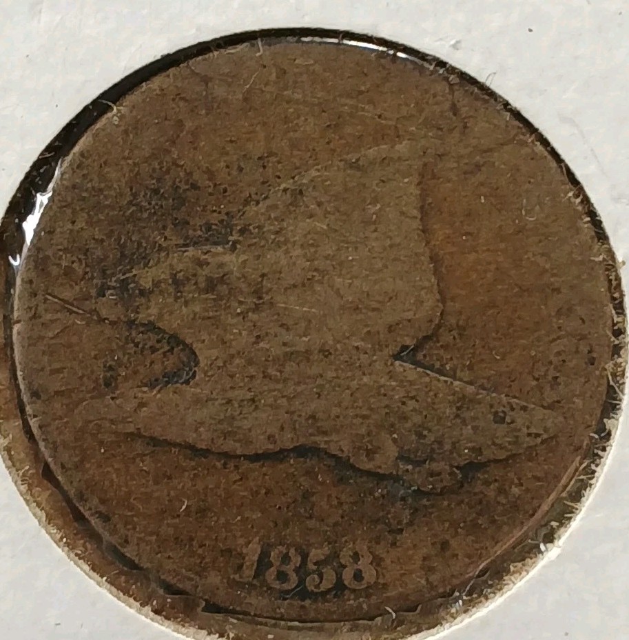1858 Flying Eagle Cent Penny. #240