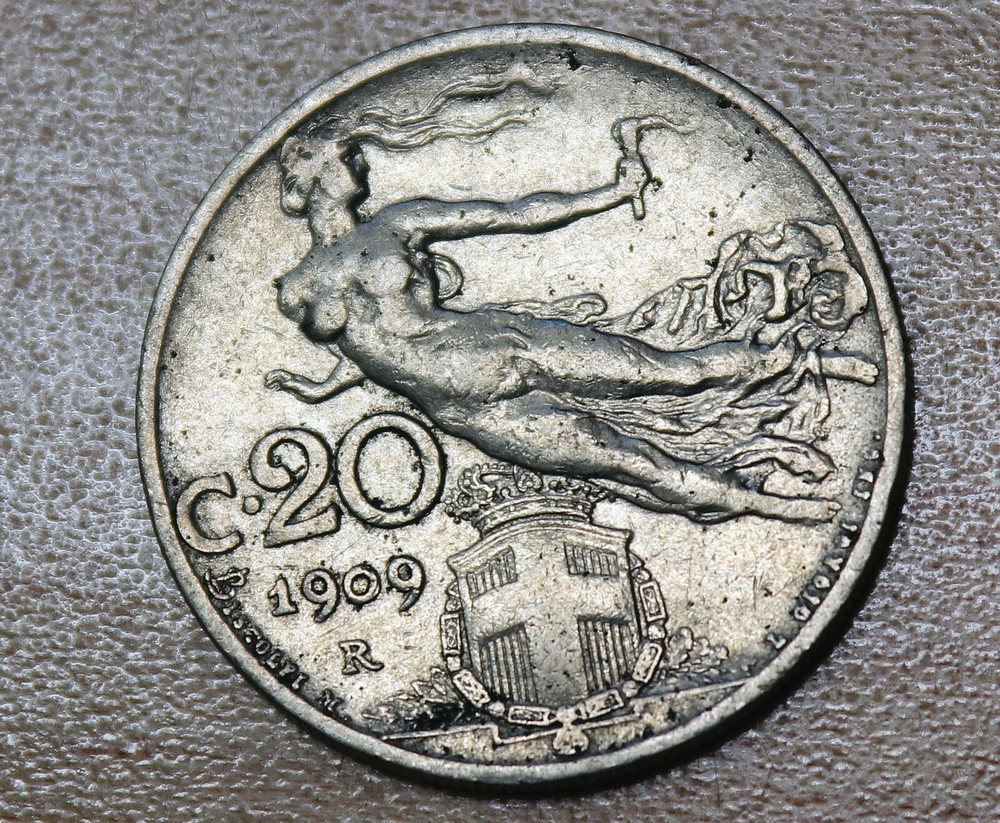 1909 Italy 20 Centesimi