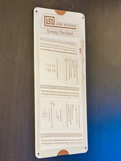 Link Systems Calculated Electron Penetration and X-Ray Absorption Chart