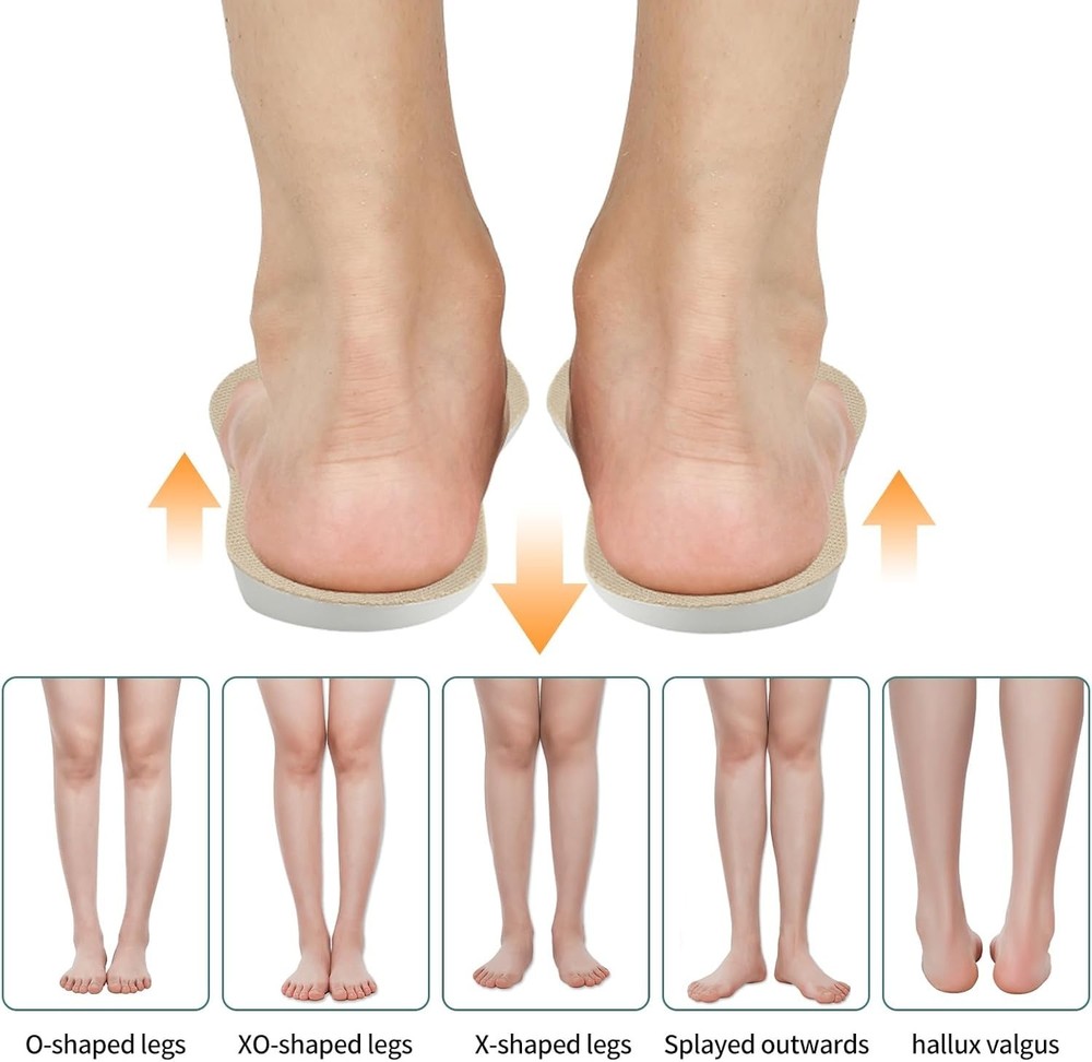 Supination Insoles Orthopedic Corrective Inserts Adjustable Arch Support Sz 37