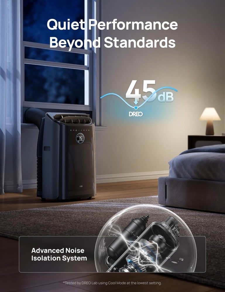 Portable AC 8000 BTU DREO with Drain Hose