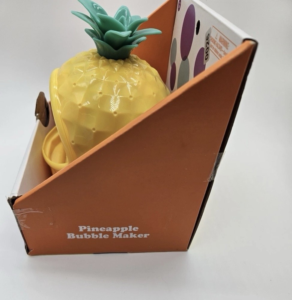 Bubble Maker - Sun Squad™ Pineapple - Battery Bubble Blower - New in Box