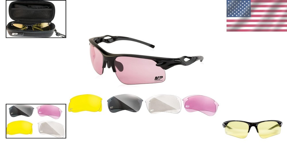 Half Frame Interchangeable Glasses - Black, Impact Resistant