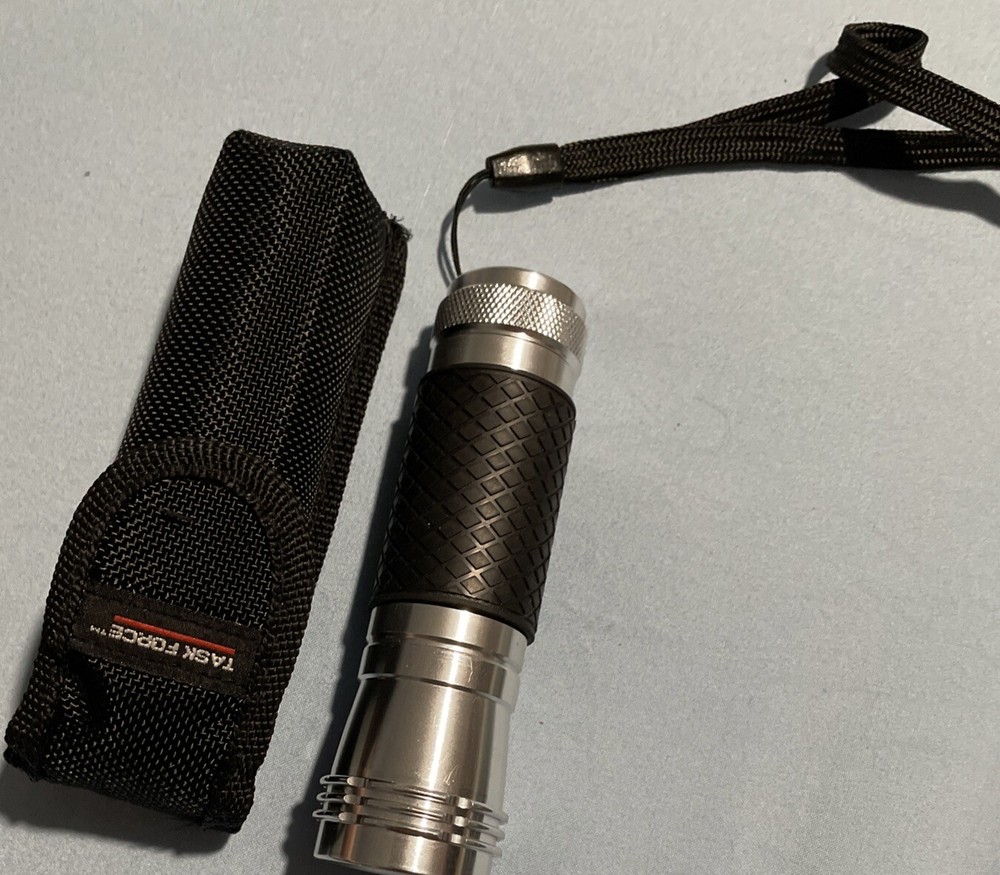 HOLSTER Task Force Flashlight Belt Loop Black Replacement Carry Pouch HTF