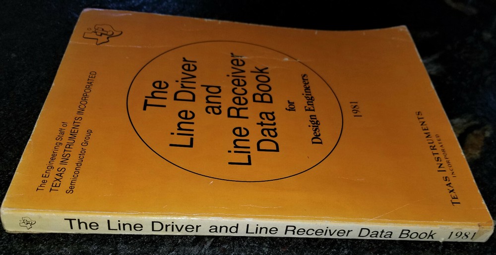 USED 1981 Texas Instruments Line Driver & Receiver Data Book