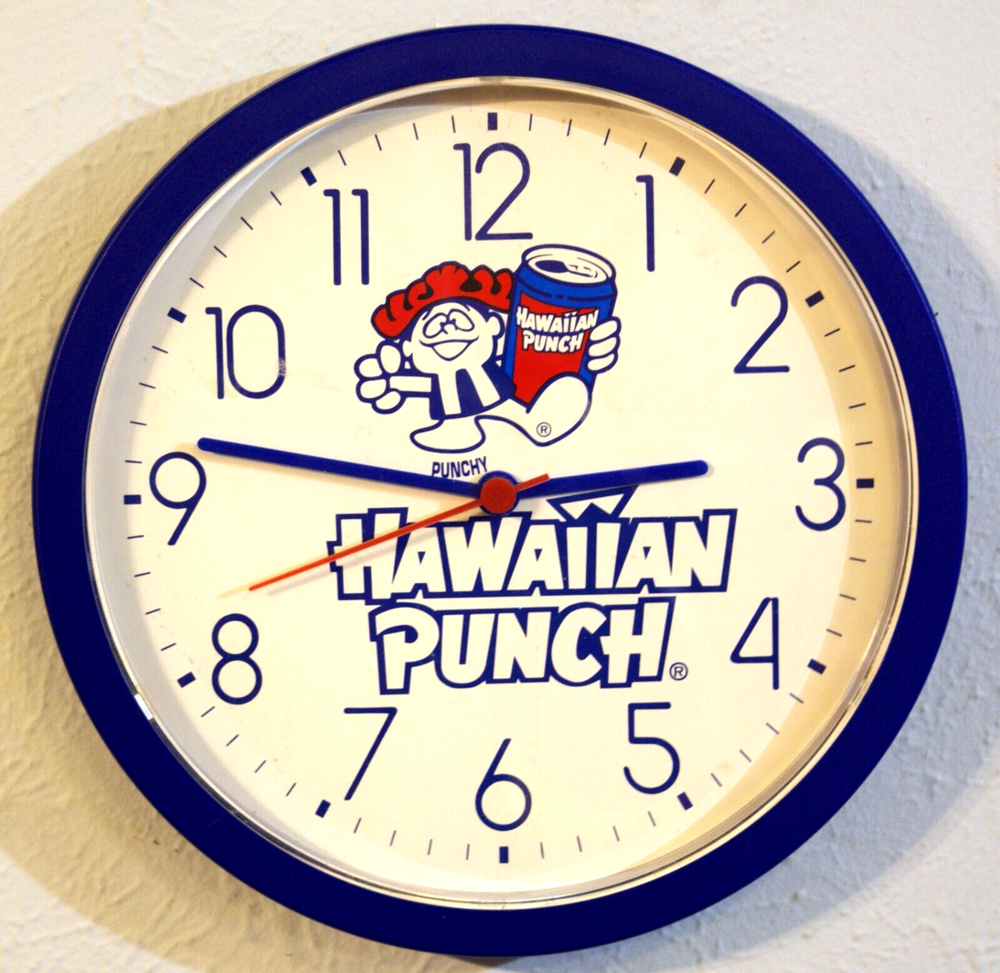 Hawaiian Punch 10.5" Advertising Wall Clock