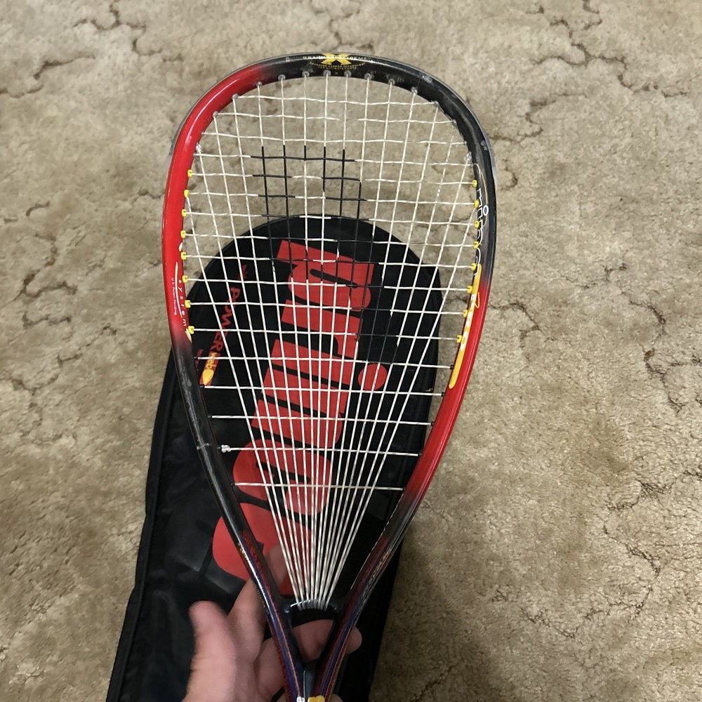 Genuine Prince Power Ring Pro Titanium Mesh Graphite Squash Racket *Needs Grip*