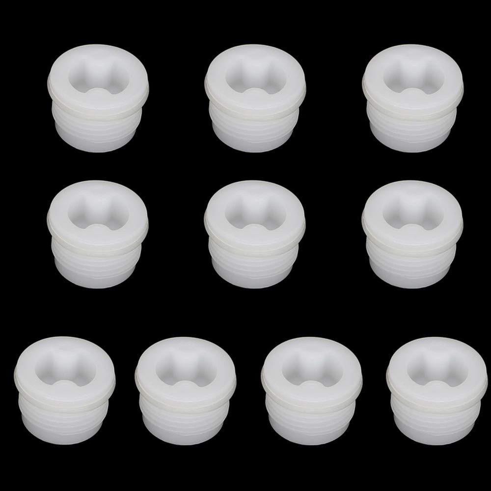3/4" Bung Cap Fine Thread Plastic Drum Plug with Gasket for 55 Gallon Poly Dr...