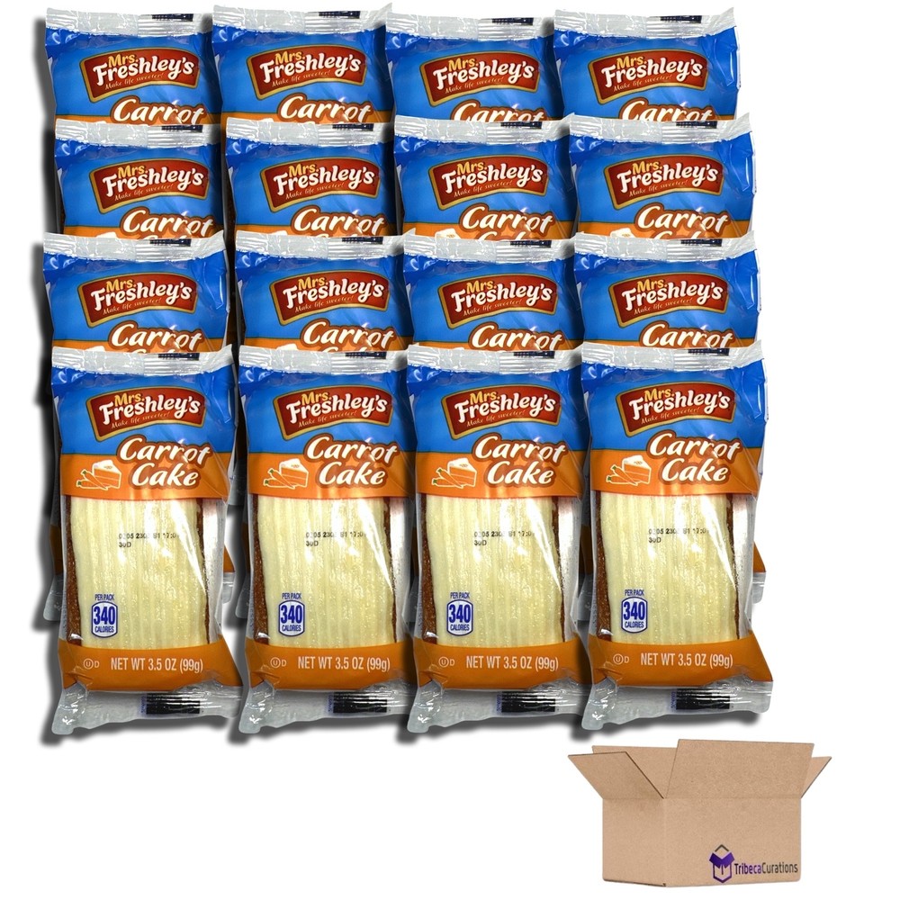 Mrs. Freshley's Iced Carrot Cake Value Pack 16 Count
