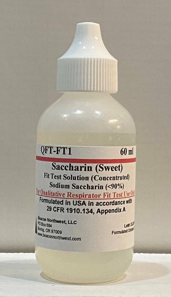 Respirator Fit Test Solution (concentrated) Saccharin - 60 ml