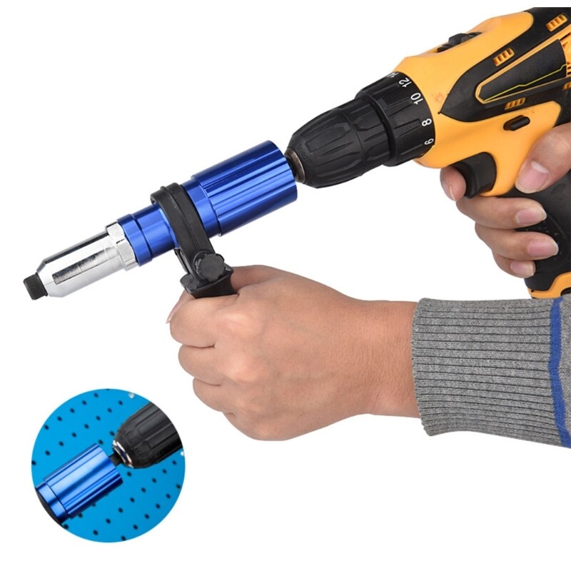 High Hardness Aluminum Casting Material Electric Rivet Gun Conversion Head Set