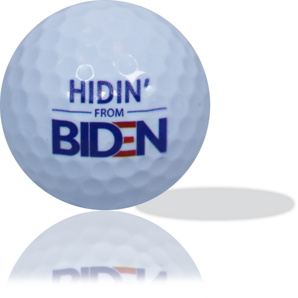 Hidin From Biden! Golf Balls 12 Pack - Perfect Gift Idea