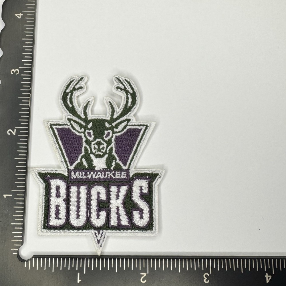 Milwaukee Bucks Throwback Embroidered Iron On Patch