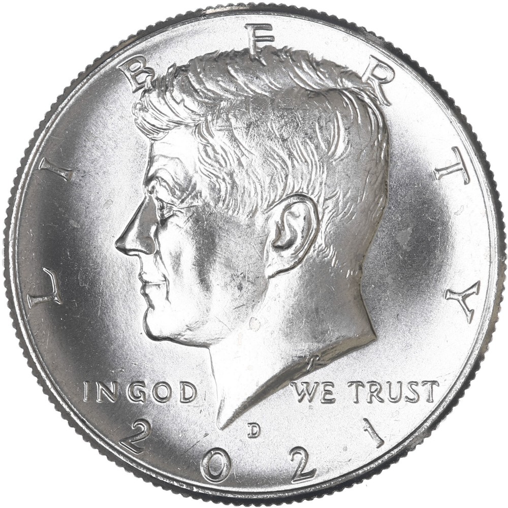 2021 D Kennedy Half Dollar CN-Clad BU