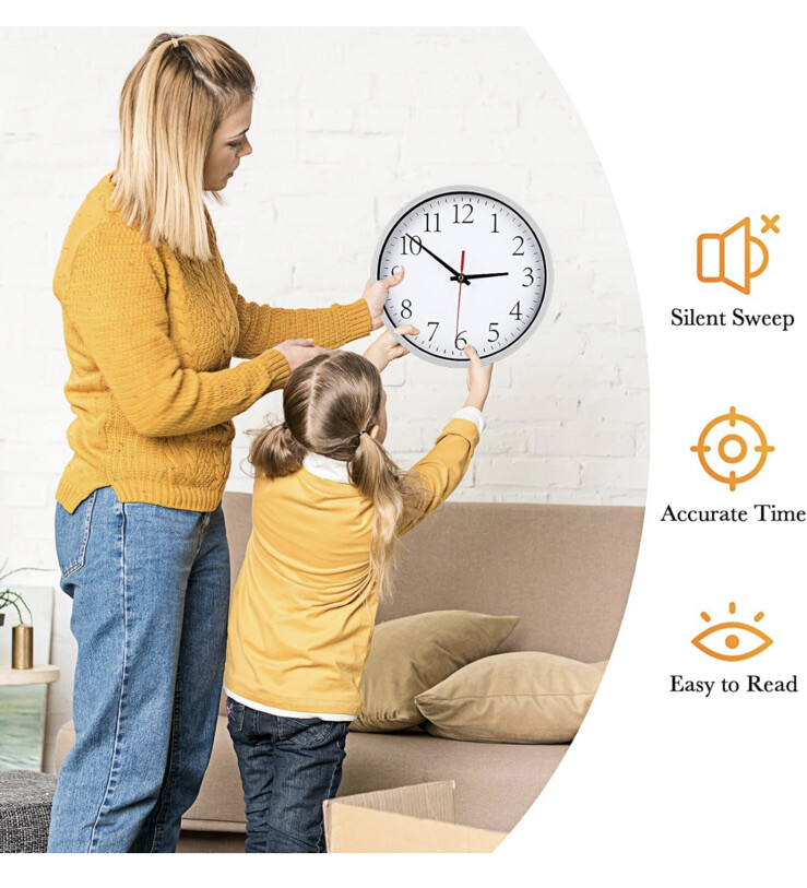 4 Piece Wall Clock