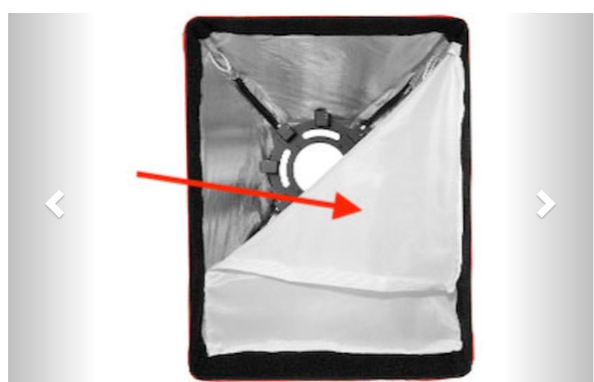 Fiilex Outer Diffusion Panel for 12x16" Extra Small Softbox - Pinholes