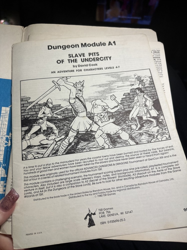 Dungeon And Dragon Dungeon Manual A1