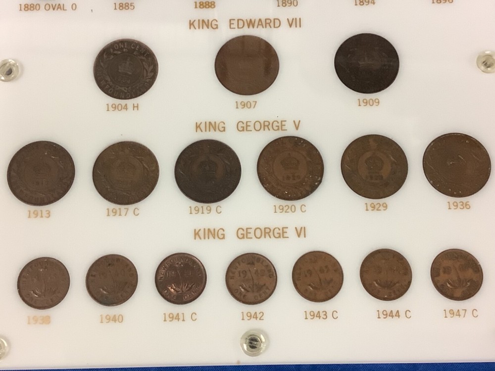 1865-1947 Newfoundland Large Cent Complete Set!