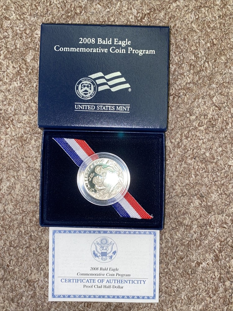 2008 Bald Eagle Commemorative Proof Clad Half Dollar