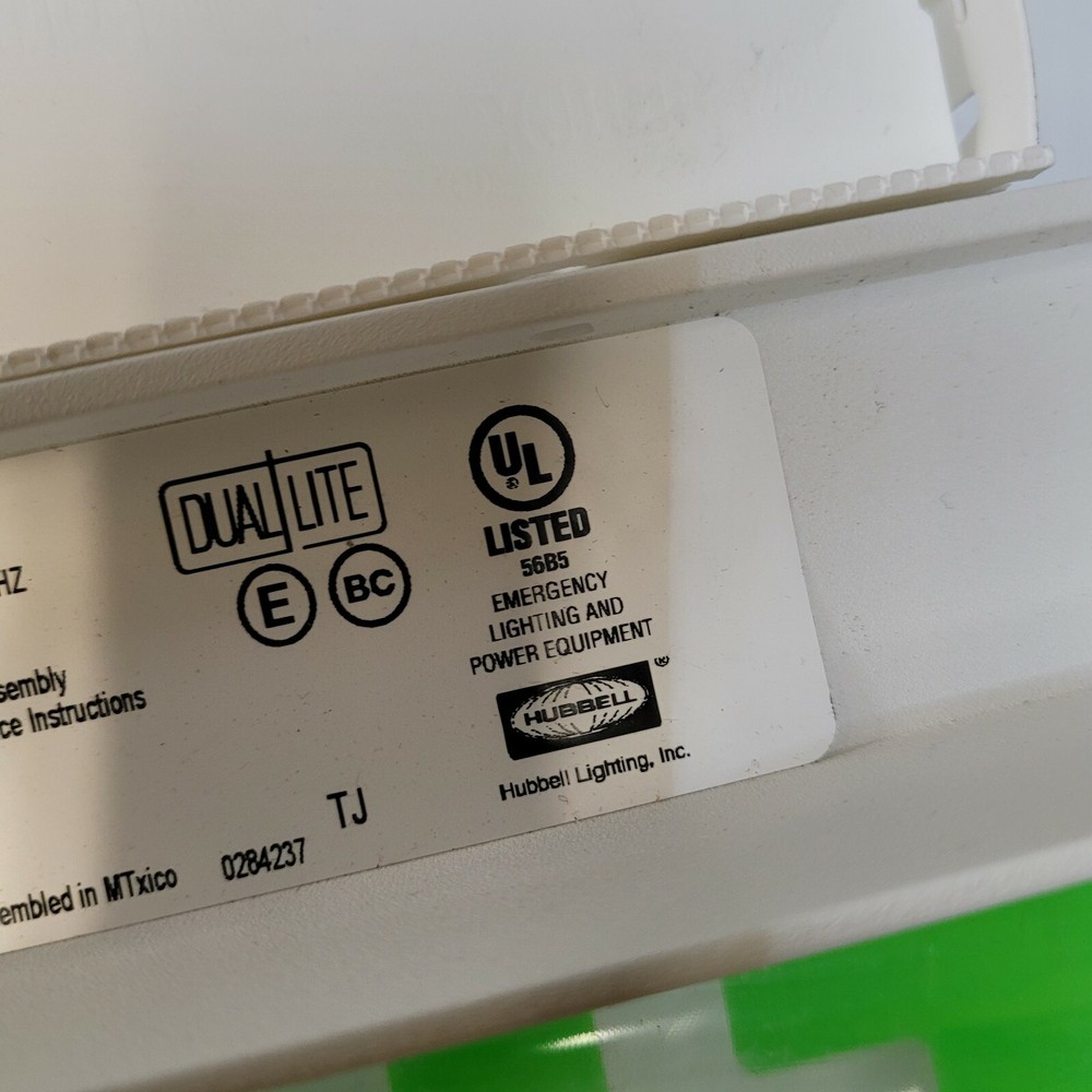 LECSGLWE Recessed Edge-lit LED Exit Sign SEE DESCRIPTION