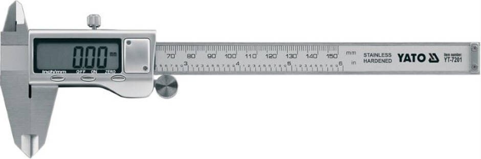 Yato Digital Caliper LCD 150mm Case Digital Display