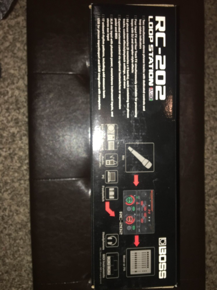 Boss RC202 Compact Tabletop Looper *WITH BOX & ORIGINAL CABLE*