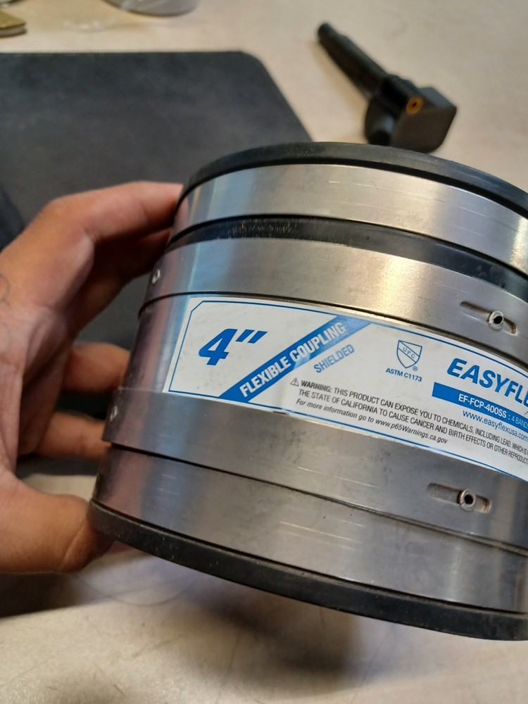 EasyFlex 4" EF-FCP-400SS Flexible Coupling Shielded