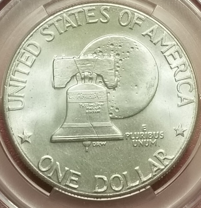 CAC MS-65! 1976-D TYPE 2 IKE EISENHOWER DOLLAR