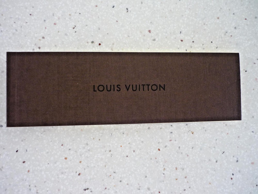 LOUIS VUITTON BOX DRAWER & LEATHER PULL AUTHENIC 7" X 3 1/2" X 3"