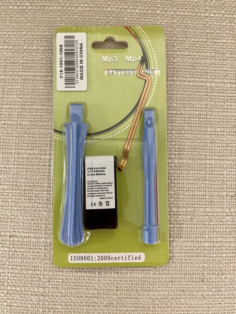 Replacement battery with tools for ipod classic 6 6th gen generation 160GB A1238