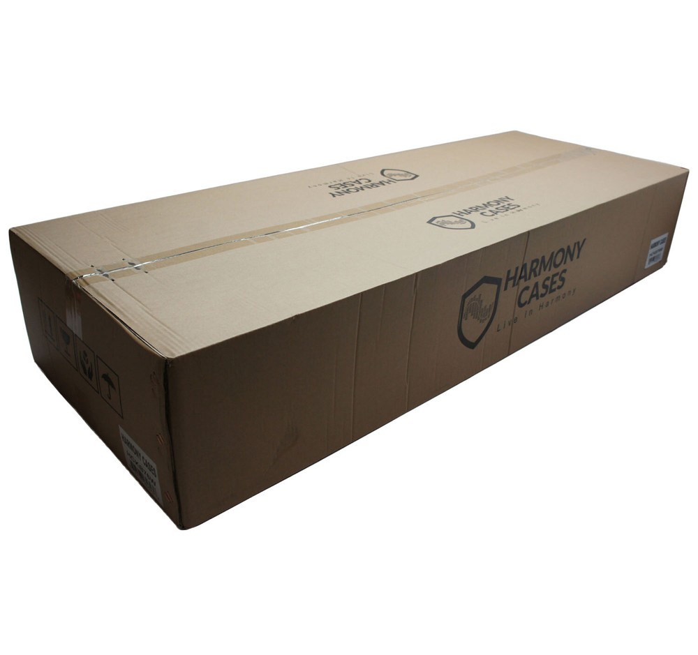 Harmony Cases HCKB76W Flight Rolling ATA Hard Custom Case for 76 Note Keyboard