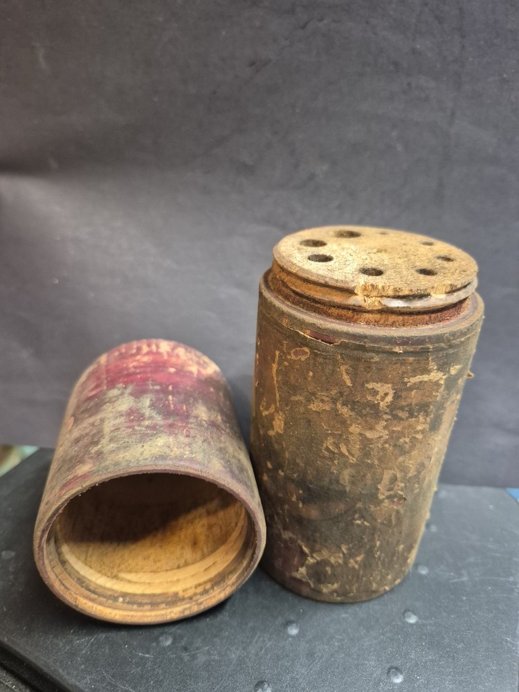 Antique Round Wood Case