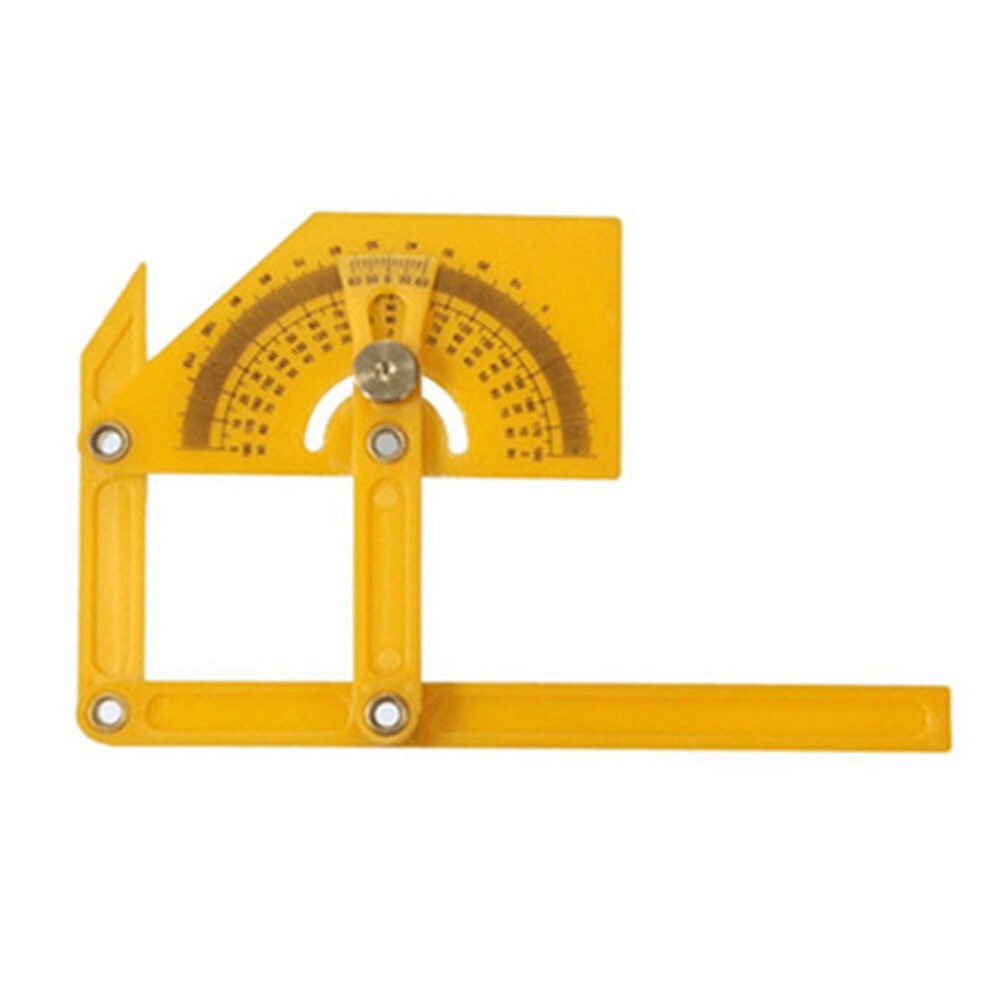 Plastic Protractor Goniometer Angle Finder Miter Gauge Arm Measuring Ruler Tool