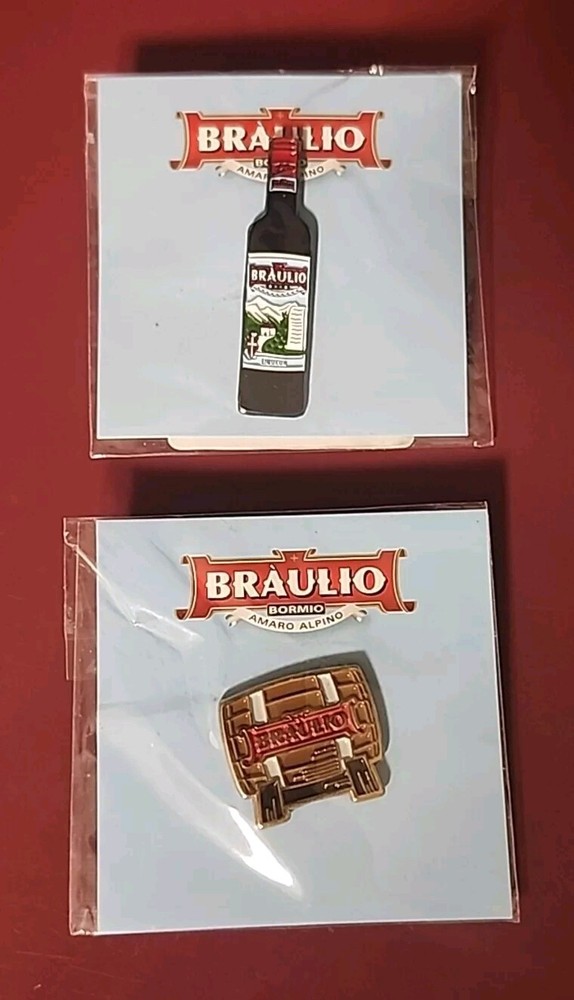 2 Braulio Liqueur Pins