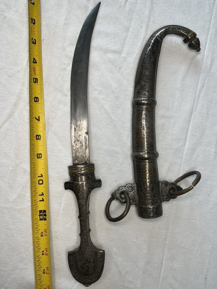 Moroccan Dagger with Ornate Scabbard