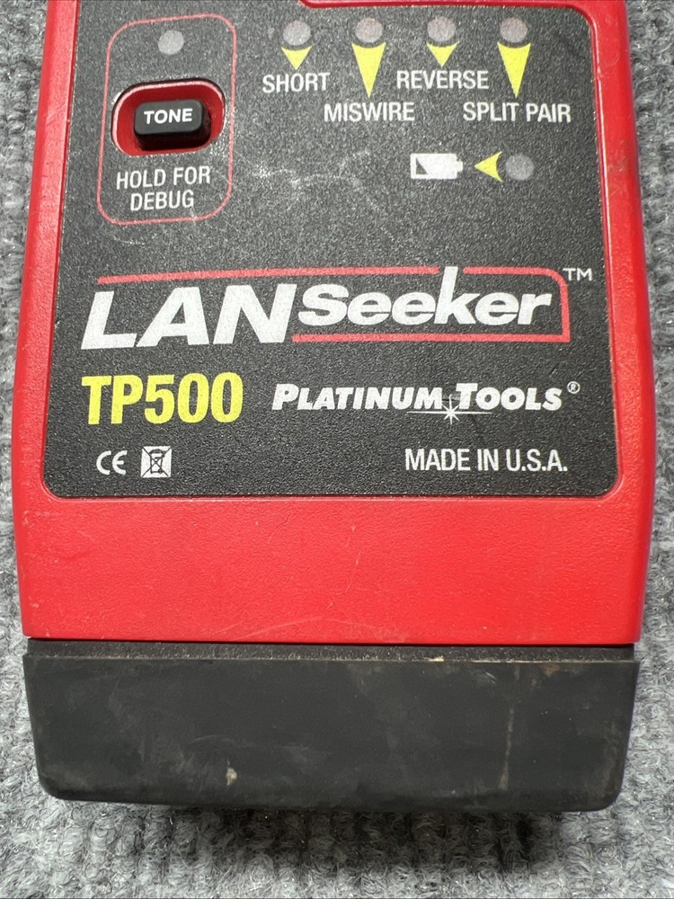Platinum Tools TP500 LanSeeker Cable Tester