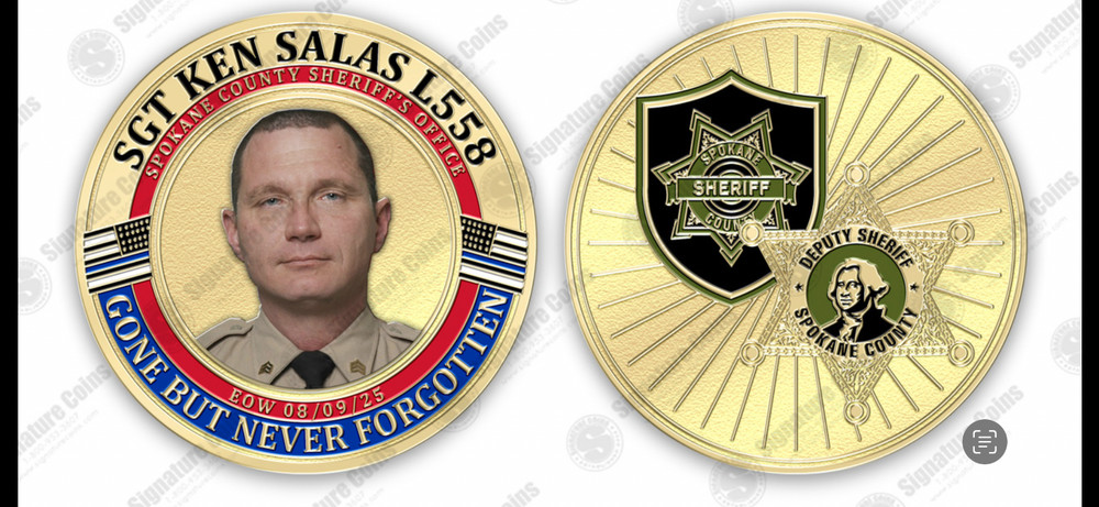 Spokane County Sheriff challenge coin