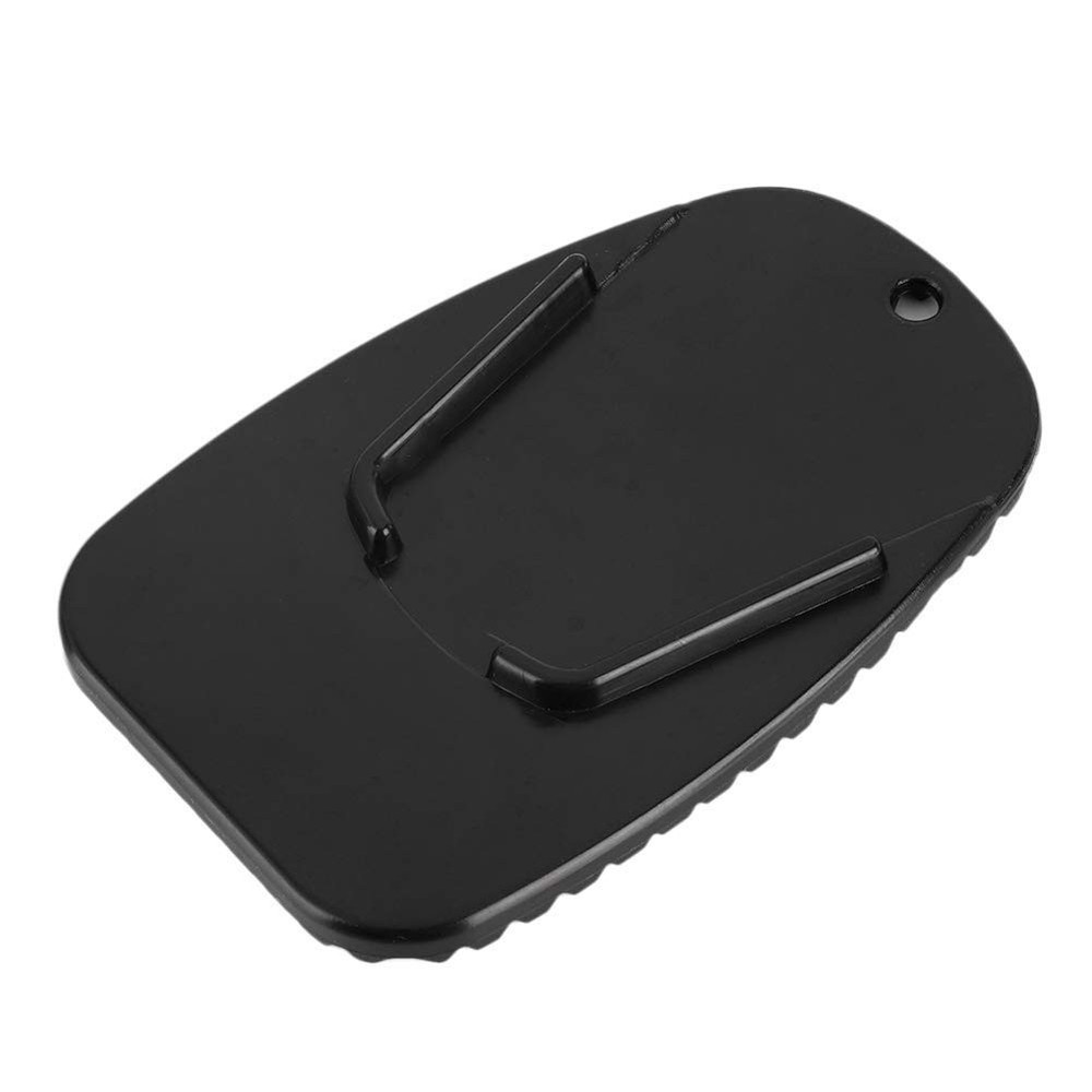 Kickstand Pad, Black Universal Motorcycle Pad Side normal,