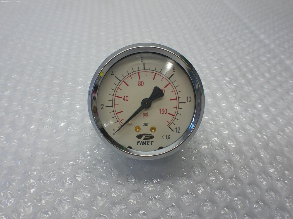 FIMET GAUGE 0-12PSI NSNP