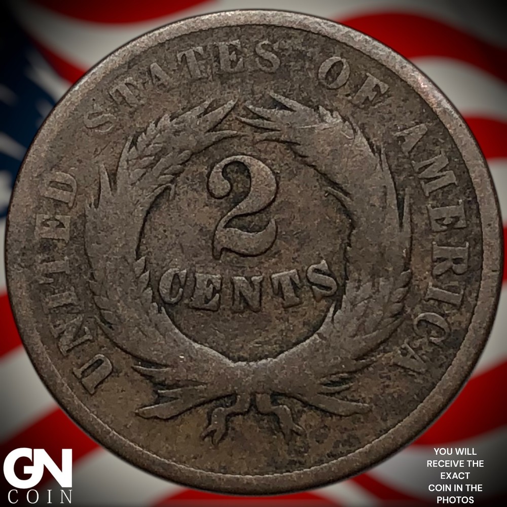 1864 2 Cent Piece Z4218