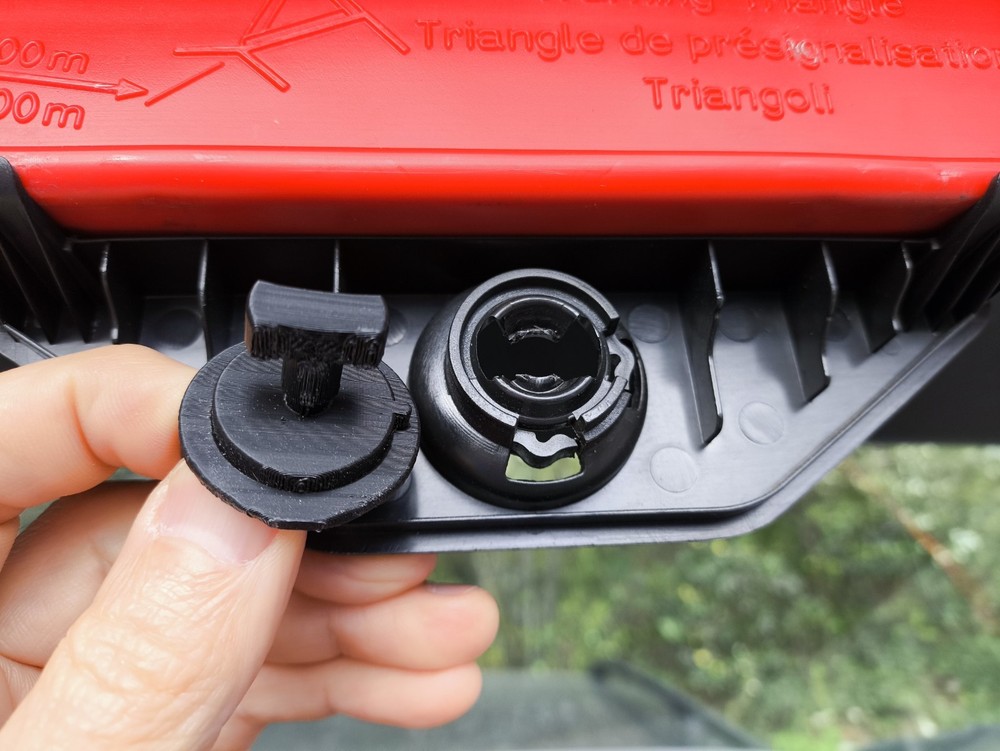 Bracket Turn Knob for Warning Triangle Comp Lock Passat B6 / B7 (3C) Variant