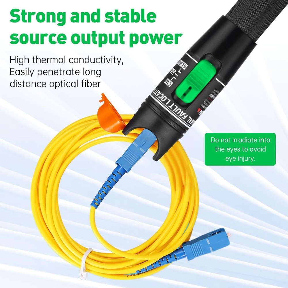 Visual Fault Locator with Network Cable