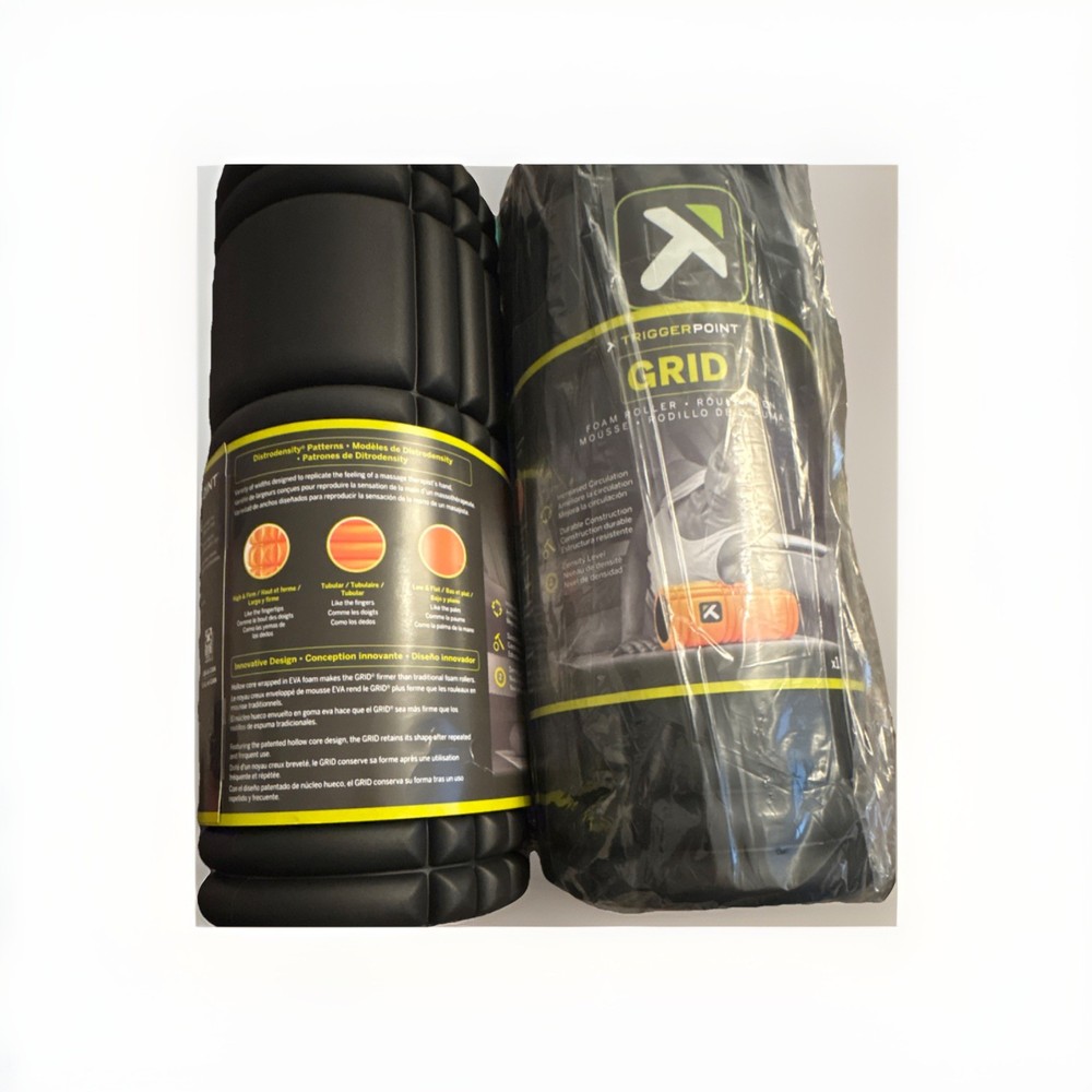 Trigger Point Performance GRID Foam Rollers Black Massage Grid Set of 2