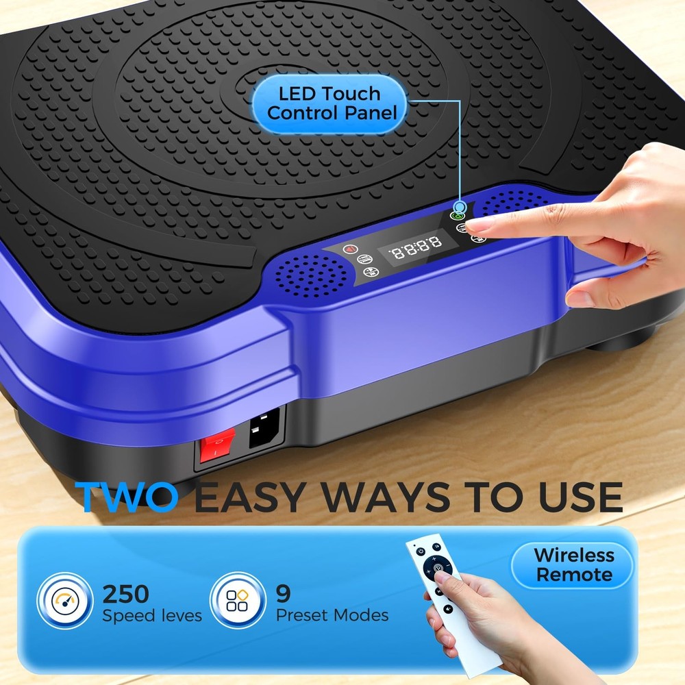 Vibration Plate Exercise Machine,Vibration Plate for Lymphatic Drainage Power...